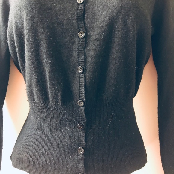 Cashmere silk cardigan sweater - Picture 3 of 4